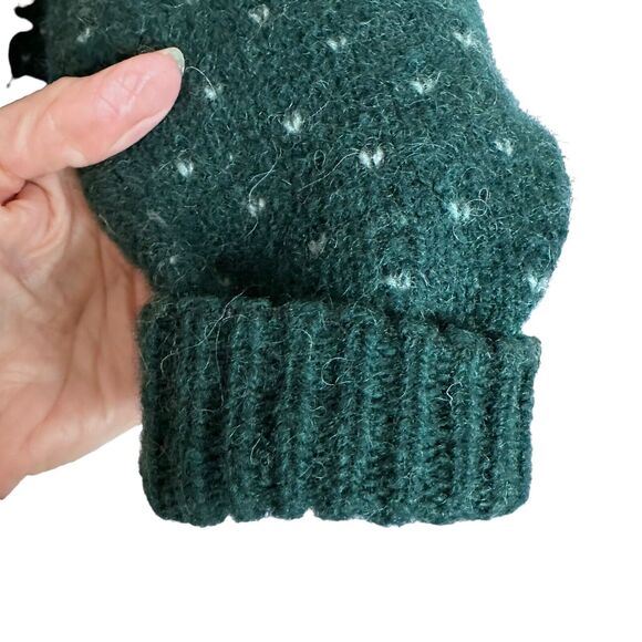 Vintage 80s 90s Woolrich Wool Sweater Birdseye Hand Framed Green Fisherman XL - Picture 4 of 8